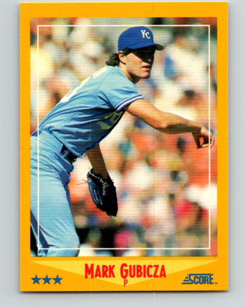 1988 Score #516 Mark Gubicza Mint Kansas City Royals  Image 1