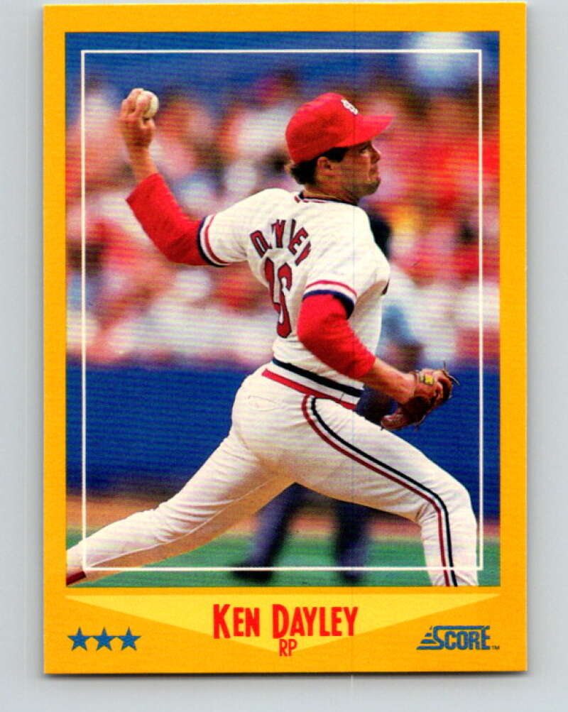 1988 Score #517 Ken Dayley Mint St. Louis Cardinals  Image 1