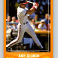 1988 Score #586 Andy Allanson Mint Cleveland Indians  Image 1