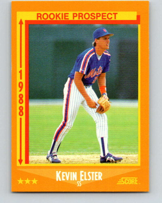 1988 Score #624 Kevin Elster RP Mint New York Mets