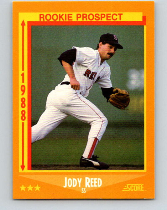 1988 Score #625 Jody Reed RP Mint RC Rookie Boston Red Sox  Image 1