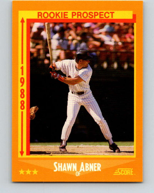 1988 Score #626 Shawn Abner RP Mint San Diego Padres  Image 1