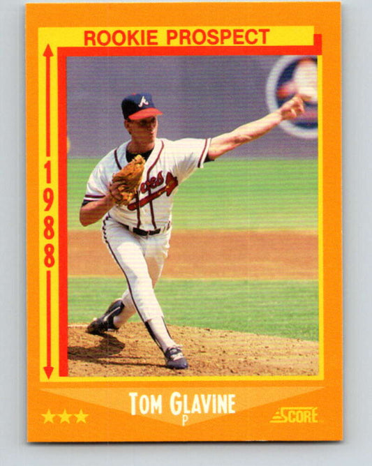 1988 Score #638 Tom Glavine RP Mint RC Rookie Atlanta Braves