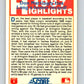 1988 Score #658 Don Mattingly HL Mint New York Yankees  Image 2