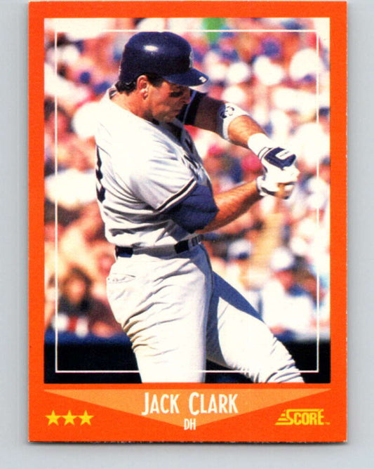 1988 Score Rookie and Traded #1T Jack Clark Mint New York Yankees  Image 1