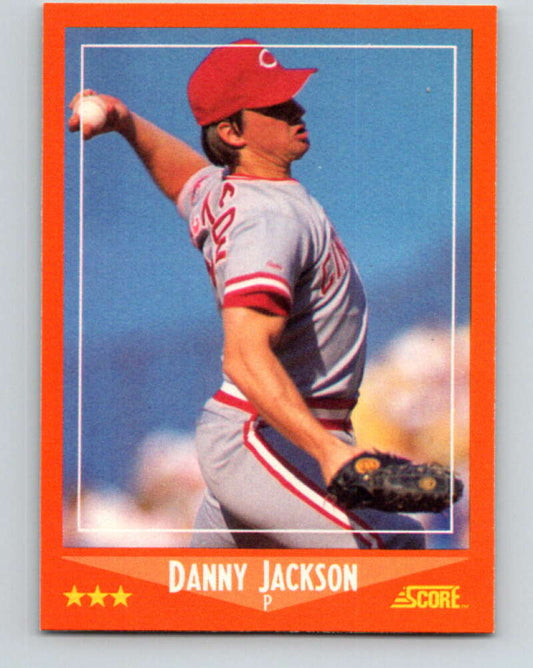 1988 Score Rookie and Traded #2T Danny Jackson Mint Cincinnati Reds  Image 1