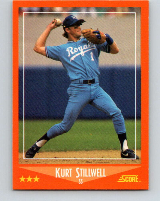 1988 Score Rookie and Traded #4T Kurt Stillwell Mint Kansas City Royals  Image 1