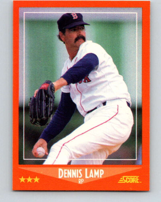 1988 Score Rookie and Traded #6T Dennis Lamp Mint Boston Red Sox  Image 1