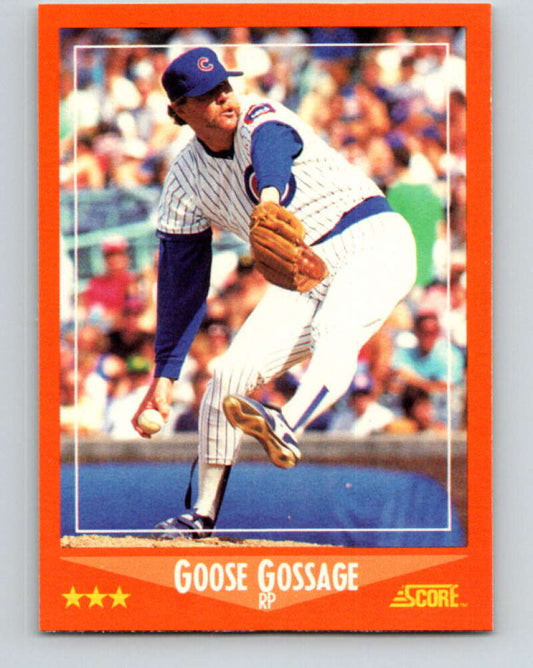 1988 Score Rookie and Traded #14T Rich Gossage Mint Chicago Cubs  Image 1