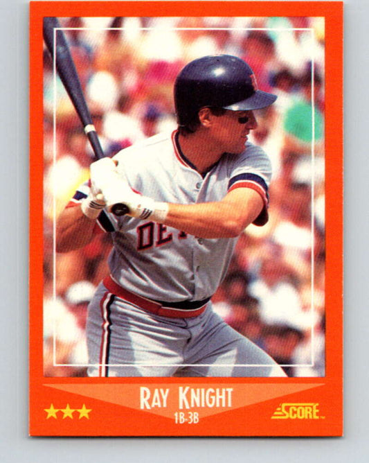 1988 Score Rookie and Traded #17T Ray Knight Mint Detroit Tigers  Image 1