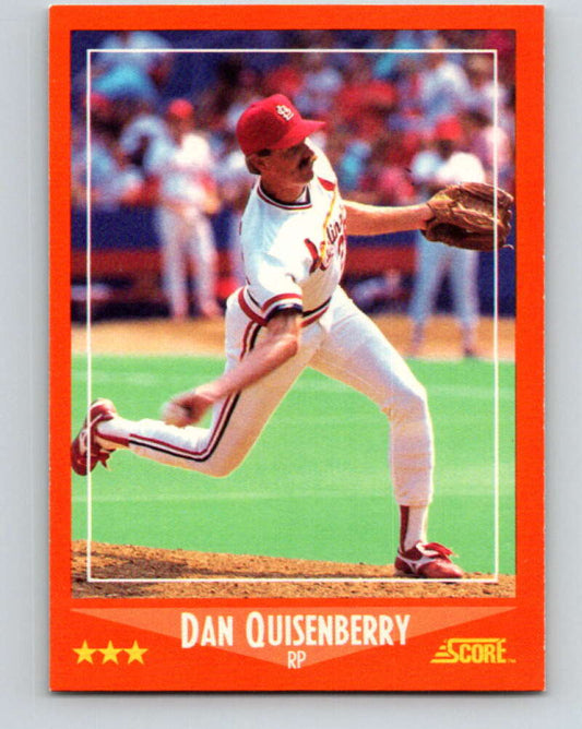 1988 Score Rookie and Traded #18T Dan Quisenberry Mint St. Louis Cardinals  Image 1