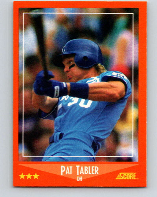1988 Score Rookie and Traded #22T Pat Tabler Mint Kansas City Royals  Image 1