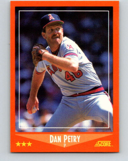 1988 Score Rookie and Traded #26T Dan Petry Mint California Angels  Image 1