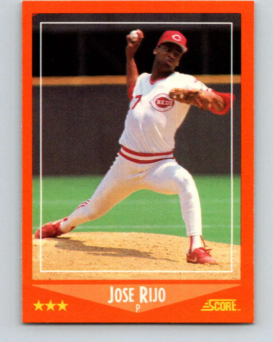 1988 Score Rookie and Traded #27T Jose Rijo Mint Cincinnati Reds  Image 1