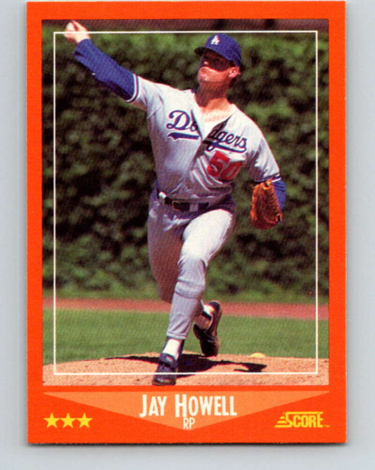 1988 Score Rookie and Traded #35T Jay Howell Mint Los Angeles Dodgers  Image 1