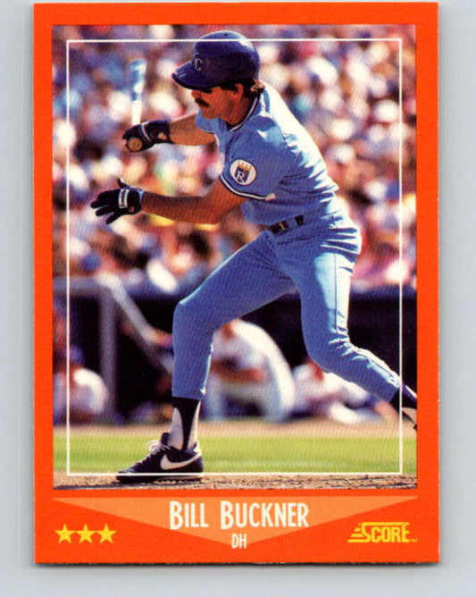 1988 Score Rookie and Traded #36T Bill Buckner Mint Kansas City Royals