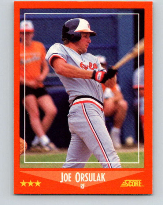 1988 Score Rookie and Traded #41T Joe Orsulak Mint Baltimore Orioles  Image 1
