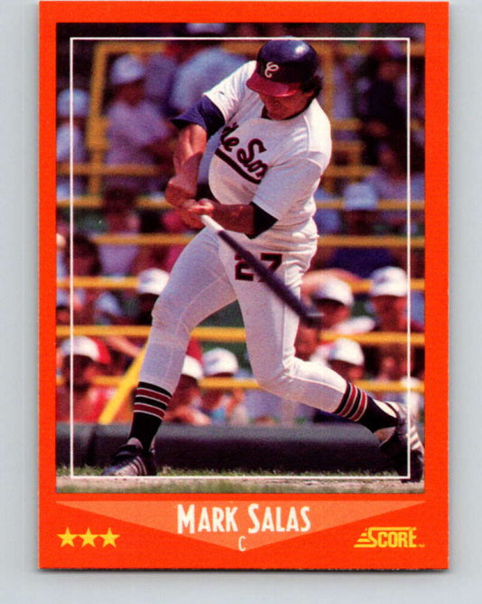 1988 Score Rookie and Traded #52T Mark Salas Mint Chicago White Sox  Image 1
