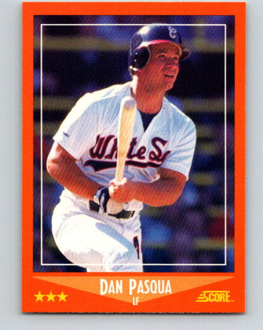 1988 Score Rookie and Traded #56T Dan Pasqua Mint Chicago White Sox  Image 1