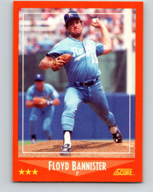 1988 Score Rookie and Traded #63T Floyd Bannister Mint Kansas City Royals  Image 1