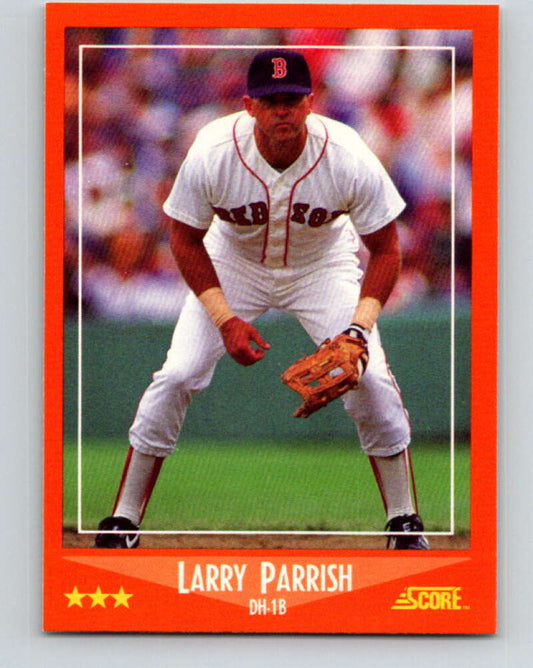 1988 Score Rookie and Traded #65T Larry Parrish Mint Boston Red Sox  Image 1