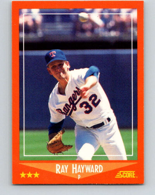 1988 Score Rookie and Traded #67T Ray Hayward Mint Texas Rangers  Image 1