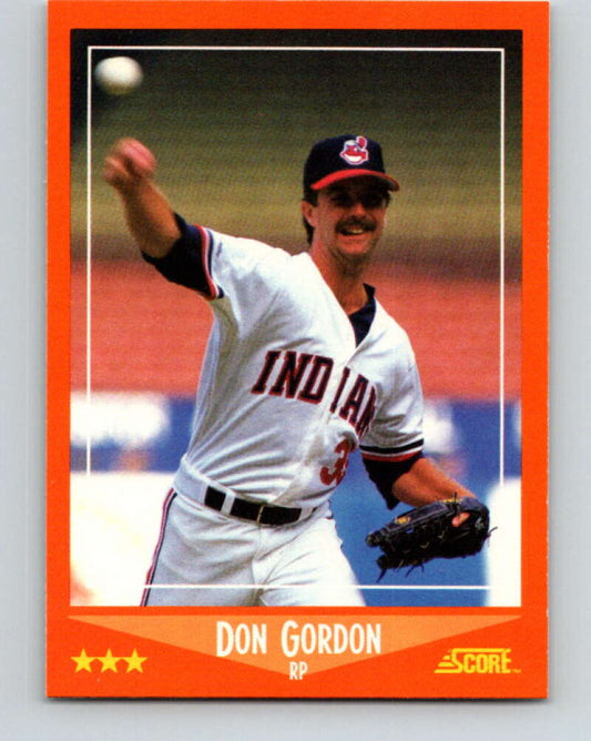 1988 Score Rookie and Traded #92T Don Gordon Mint RC Rookie Cleveland Indians  Image 1