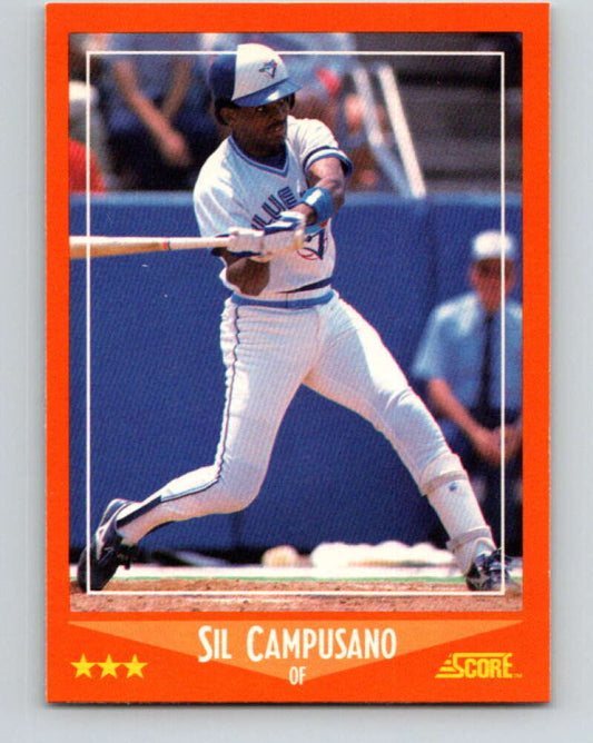 1988 Score Rookie and Traded #93T Sil Campusano Mint RC Rookie Toronto Blue Jays  Image 1