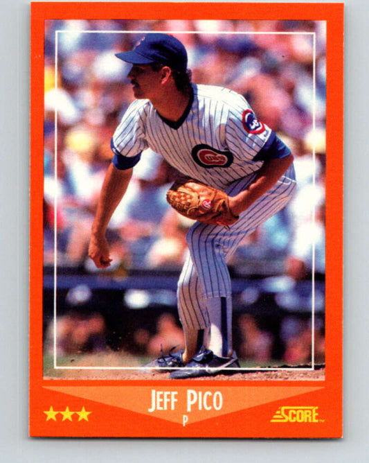 1988 Score Rookie and Traded #94T Jeff Pico Mint RC Rookie Chicago Cubs  Image 1