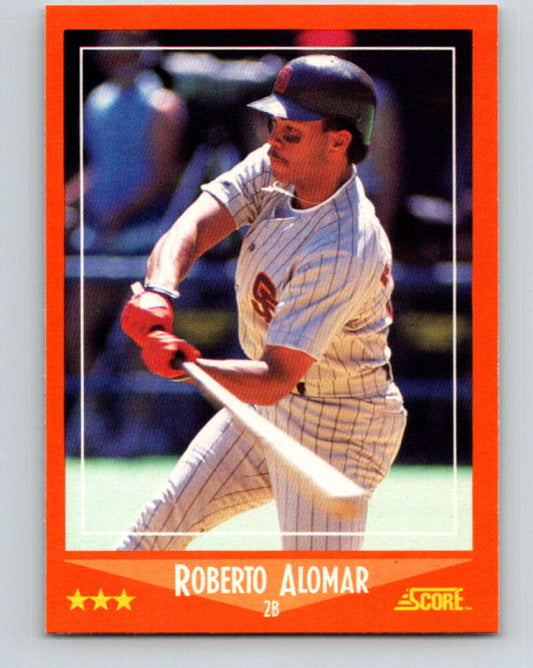 1988 Score Rookie and Traded #105T Roberto Alomar Mint RC Rookie San Diego Padres