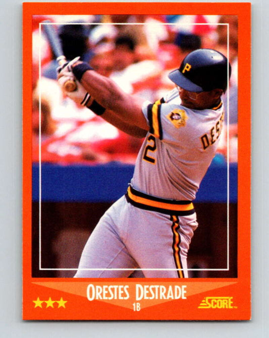 1988 Score Rookie and Traded #110T Orestes Destrade Mint RC Rookie Pittsburgh Pirates