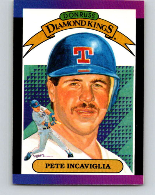 1989 Donruss #3 Pete Incaviglia DK Mint Texas Rangers  Image 1