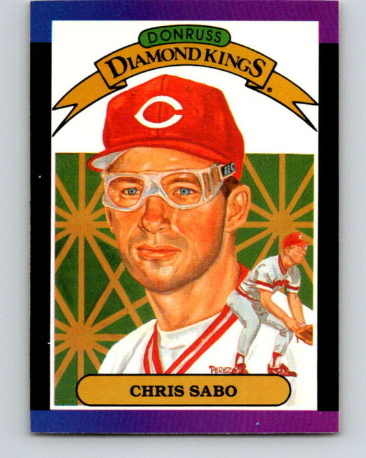 1989 Donruss #4 Chris Sabo DK DP Mint Cincinnati Reds  Image 1