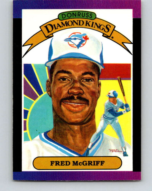 1989 Donruss #16 Fred McGriff DK Mint Toronto Blue Jays  Image 1
