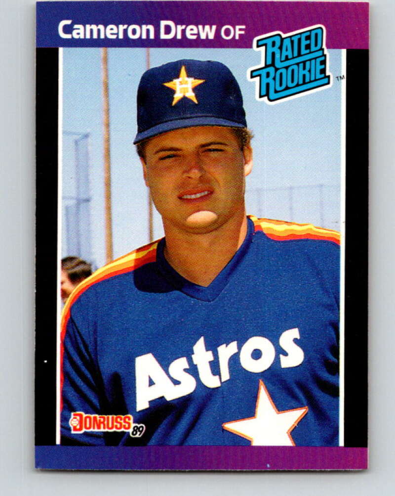 1989 Donruss #30 Cameron Drew Mint RC Rookie Houston Astros