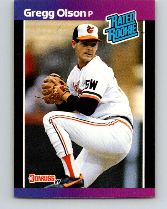 1989 Donruss #46 Gregg Olson/ DP Mint RC Rookie Baltimore Orioles  Image 1