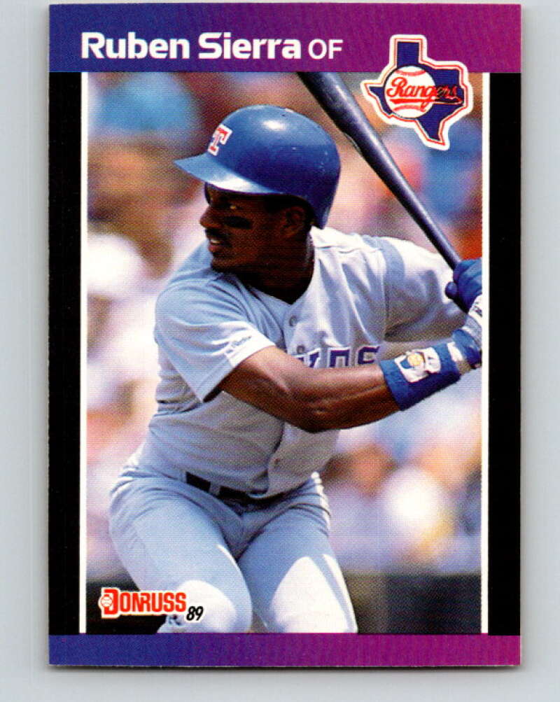 1989 Donruss #48 Ruben Sierra Mint Texas Rangers  Image 1