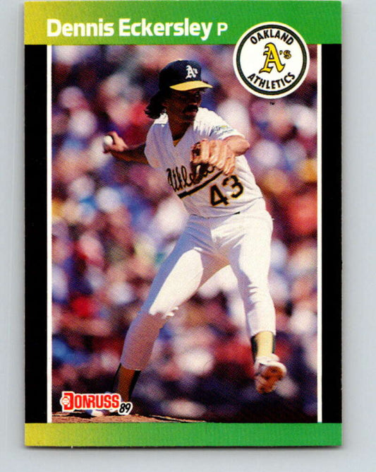 1989 Donruss #67 Dennis Eckersley Mint Oakland Athletics