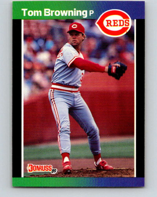 1989 Donruss #71 Tom Browning Mint Cincinnati Reds  Image 1