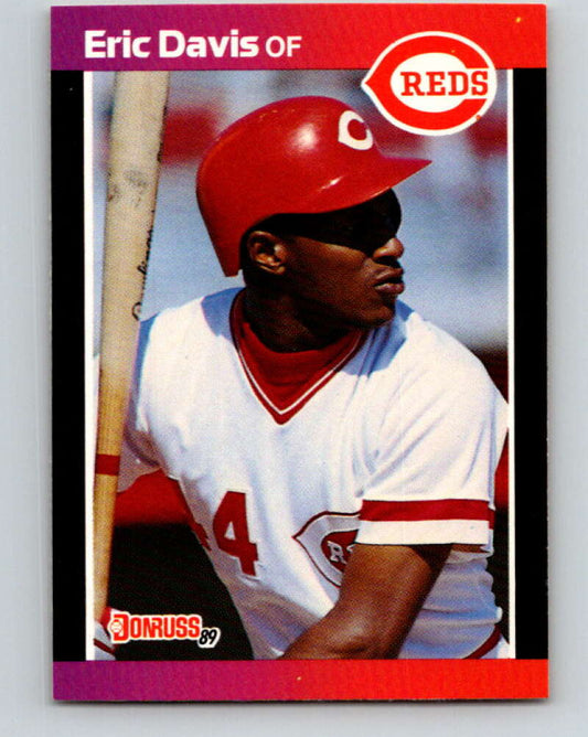 1989 Donruss #80 Eric Davis UER Mint Cincinnati Reds  Image 1
