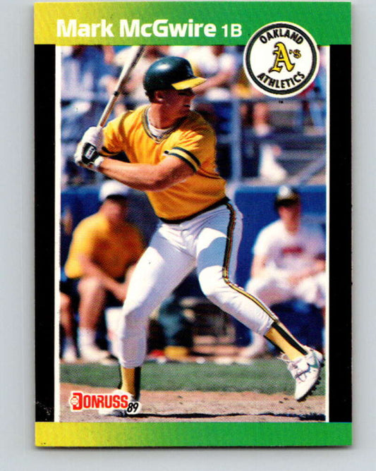 1989 Donruss #95 Mark McGwire Mint Oakland Athletics  Image 1