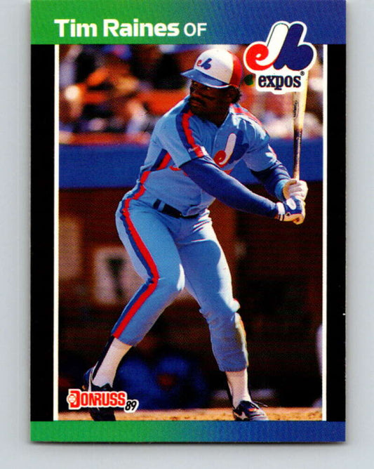 1989 Donruss #97 Tim Raines Mint Montreal Expos