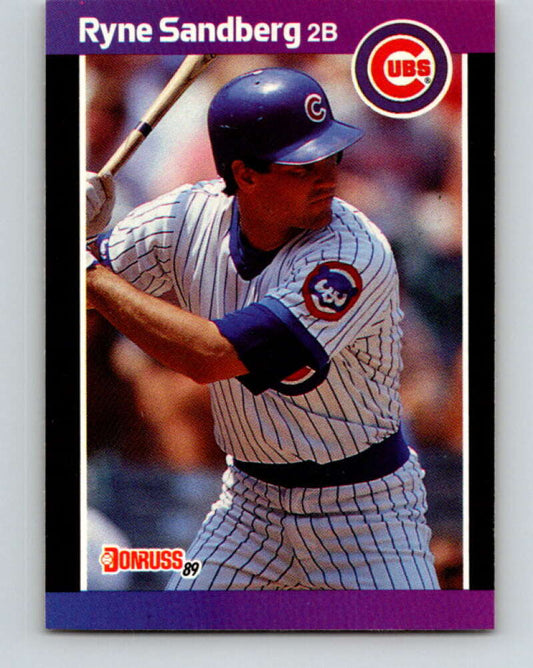 1989 Donruss #105 Ryne Sandberg Mint Chicago Cubs  Image 1