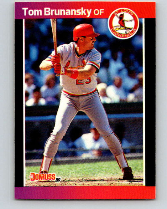 1989 Donruss #112 Tom Brunansky Mint St. Louis Cardinals  Image 1