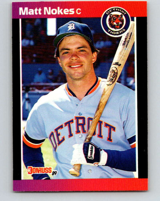 1989 Donruss #116 Matt Nokes Mint Detroit Tigers  Image 1
