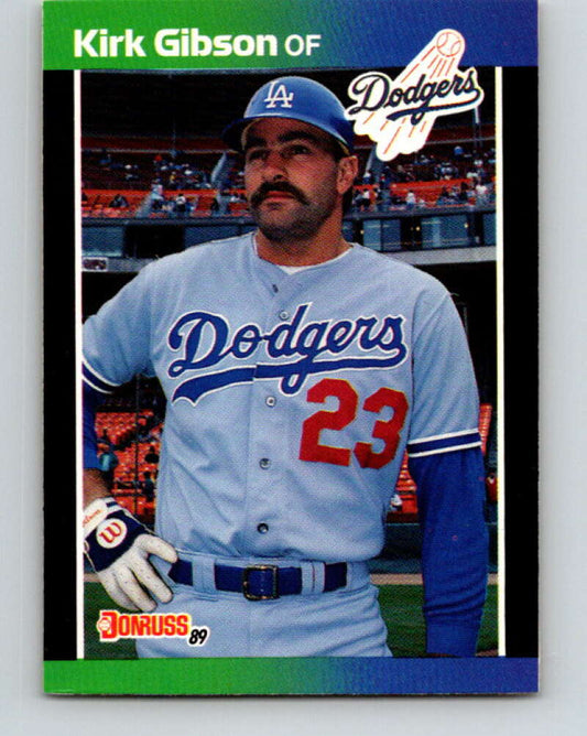 1989 Donruss #132 Kirk Gibson UER Mint Los Angeles Dodgers