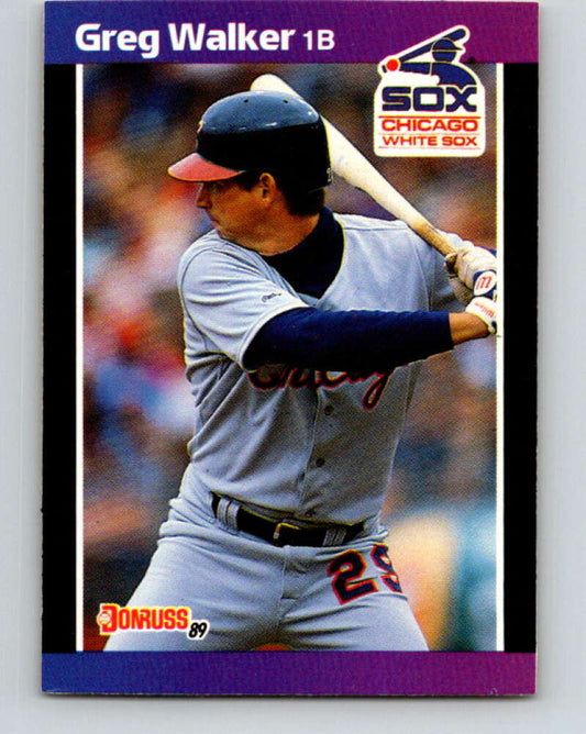 1989 Donruss #135 Greg Walker Mint Chicago White Sox  Image 1