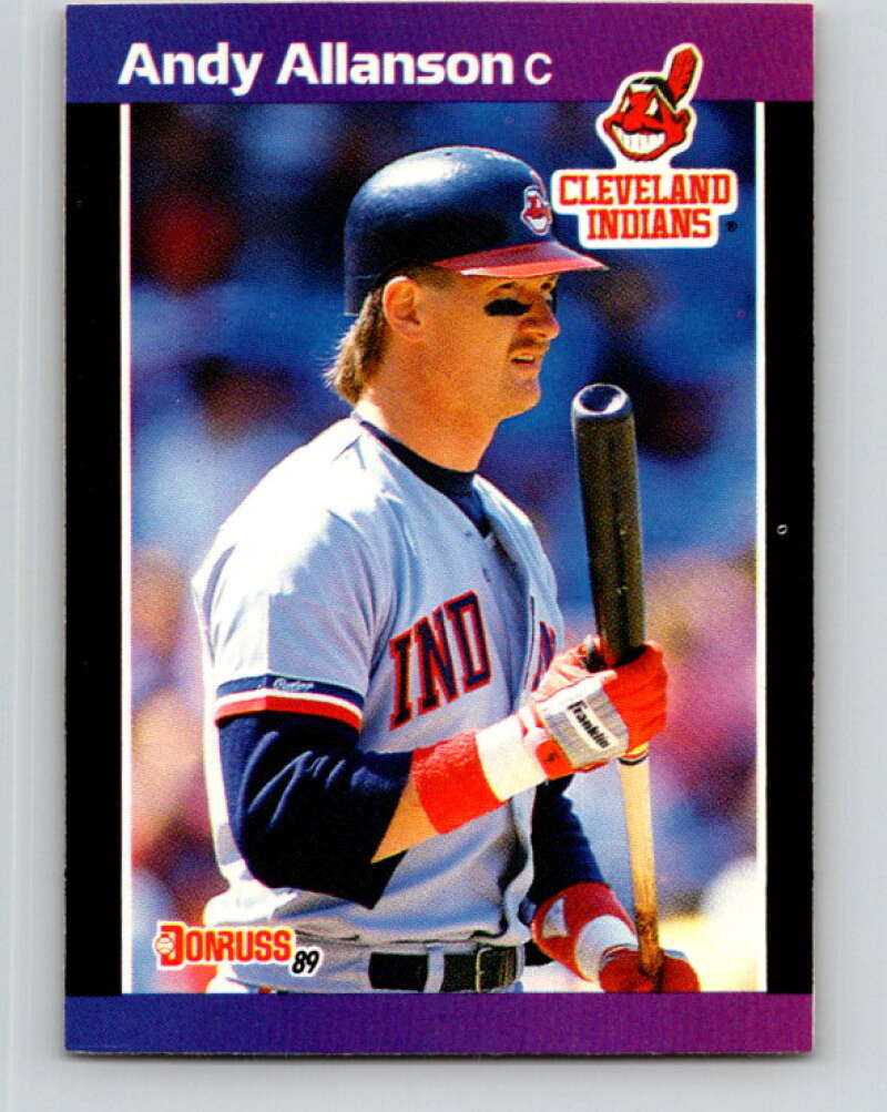 1989 Donruss #138 Andy Allanson Mint Cleveland Indians  Image 1