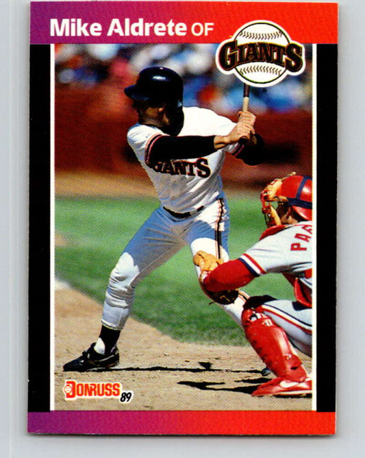1989 Donruss #140 Mike Aldrete Mint San Francisco Giants  Image 1