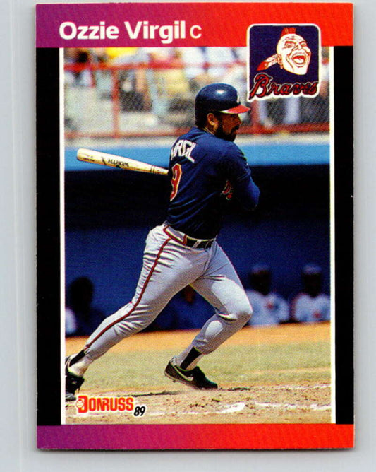 1989 Donruss #145 Ozzie Virgil Mint Atlanta Braves  Image 1